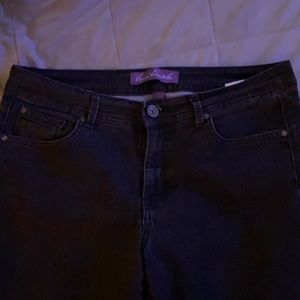Black jeans Gloria Vanderbilt, size 14P